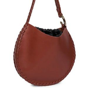Chloé Round Leather Shoulder Bag - NEW